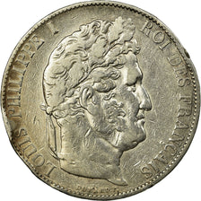 Coin, France, Louis-Philippe, 5 Francs, 1846, Lille, VF(30-35), Silver