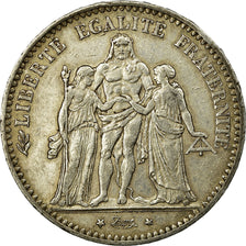 Coin, France, Hercule, 5 Francs, 1875, Paris, VF(30-35), Silver, KM:820.1