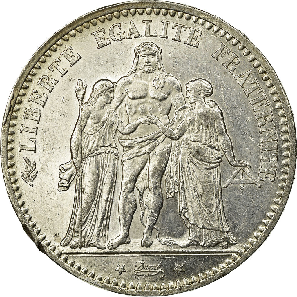 Coin, France, Hercule, 5 Francs, 1874, Paris, AU(55-58), Silver, KM:820.1