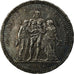 Moneta, Francia, Hercule, 5 Francs, 1873, Paris, SPL-, Argento, KM:820.1