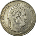 Moneta, Francia, Louis-Philippe, 5 Francs, 1834, Rouen, MB+, Argento, KM:749.2