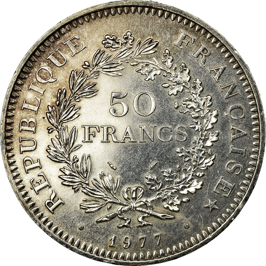 Monnaie, France, Hercule, 50 Francs, 1977, Paris, SUP, Argent, Gadoury:882