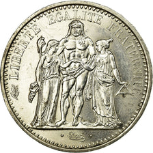 Moeda, França, Hercule, 10 Francs, 1967, Paris, AU(55-58), Prata, KM:932