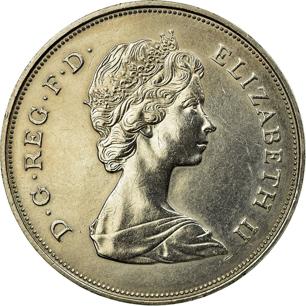 Moneda, Gran Bretaña, Elizabeth II, 25 New Pence, 1981, EBC, Cobre - níquel