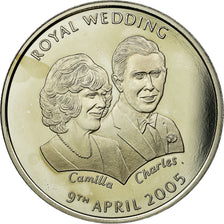 Coin, SAINT HELENA & ASCENSION, 50 Pence, 2005, MS(65-70), Copper-nickel
