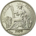 Monnaie, FRENCH INDO-CHINA, Piastre, 1909, Paris, TTB, Argent, KM:5a.1