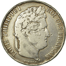 Monnaie, France, Louis-Philippe, 5 Francs, 1834, Paris, TB, Argent, Gadoury:678