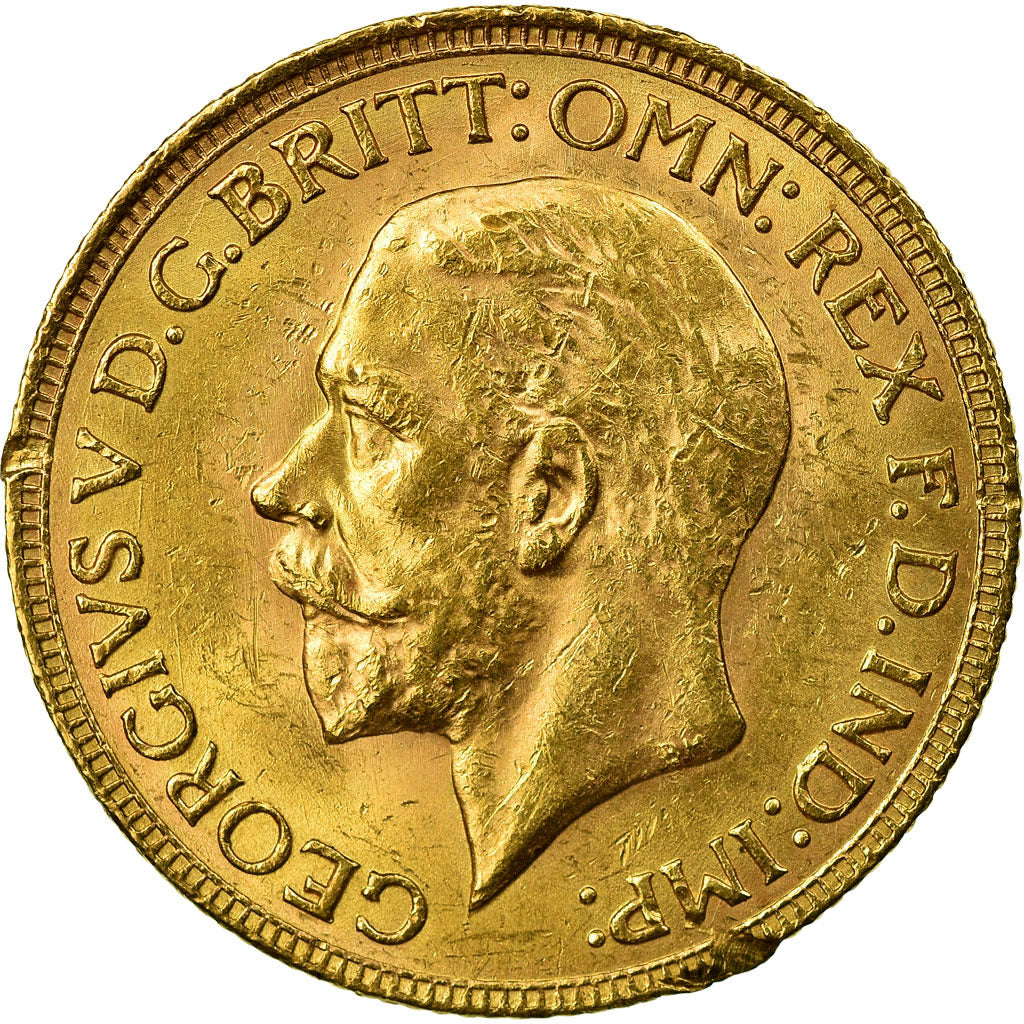 Münze, Südafrika, George V, Sovereign, 1931, Pretoria, SS, Gold, KM:A22