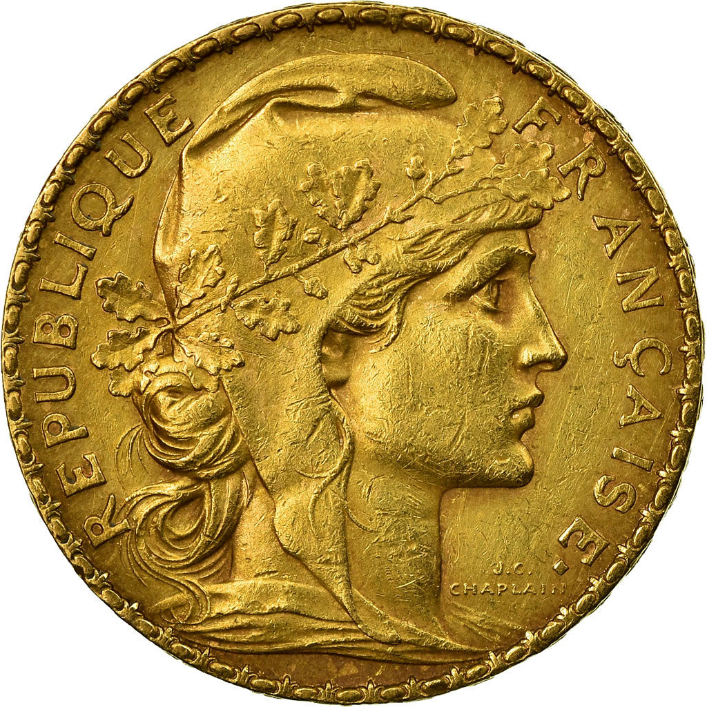 Coin, France, Marianne, 20 Francs, 1904, Paris, EF(40-45), Gold, KM:847