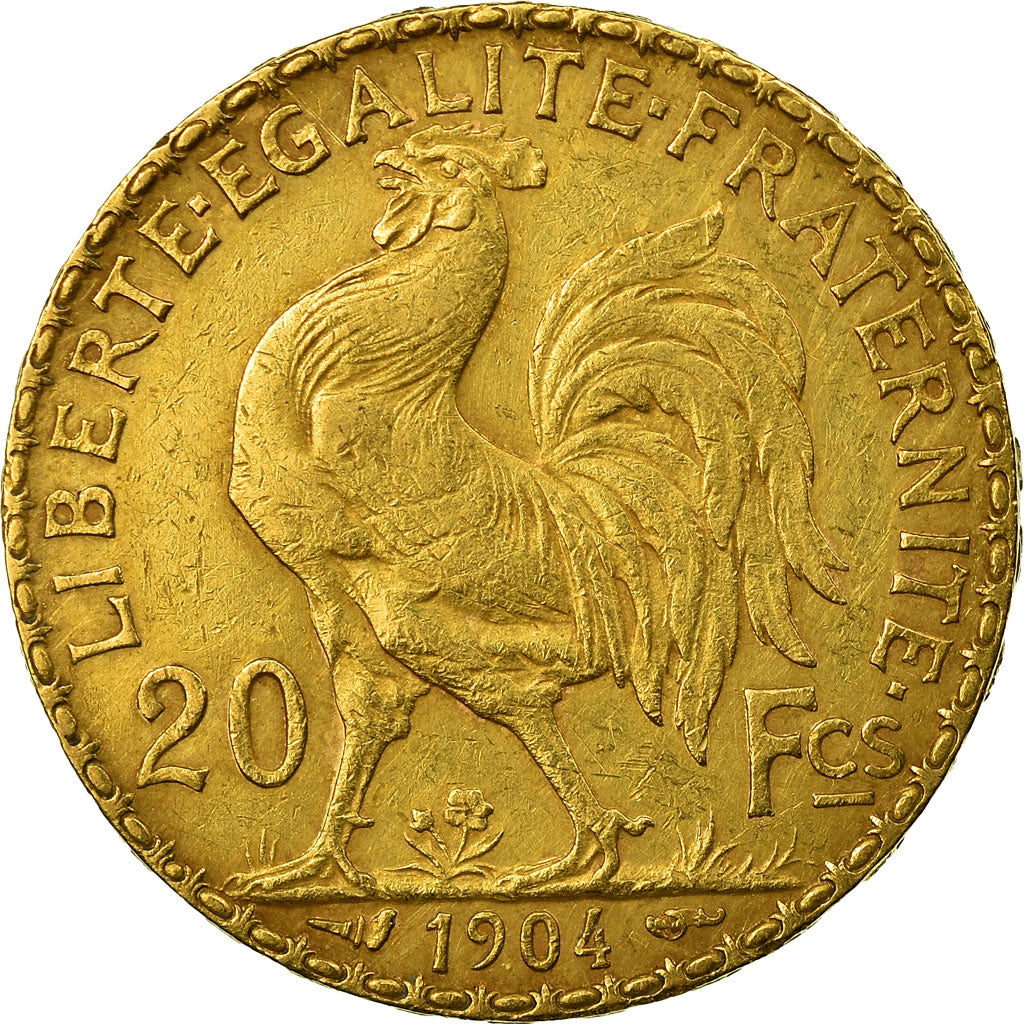 Coin, France, Marianne, 20 Francs, 1904, Paris, EF(40-45), Gold, KM:847