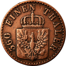 Monnaie,Etats allemands,PRUSSIA,Friedrich Wilhelm IV,Pfennig,1857,Berlin,TTB