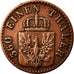 Monnaie,Etats allemands,PRUSSIA,Friedrich Wilhelm IV,Pfennig,1857,Berlin,TTB