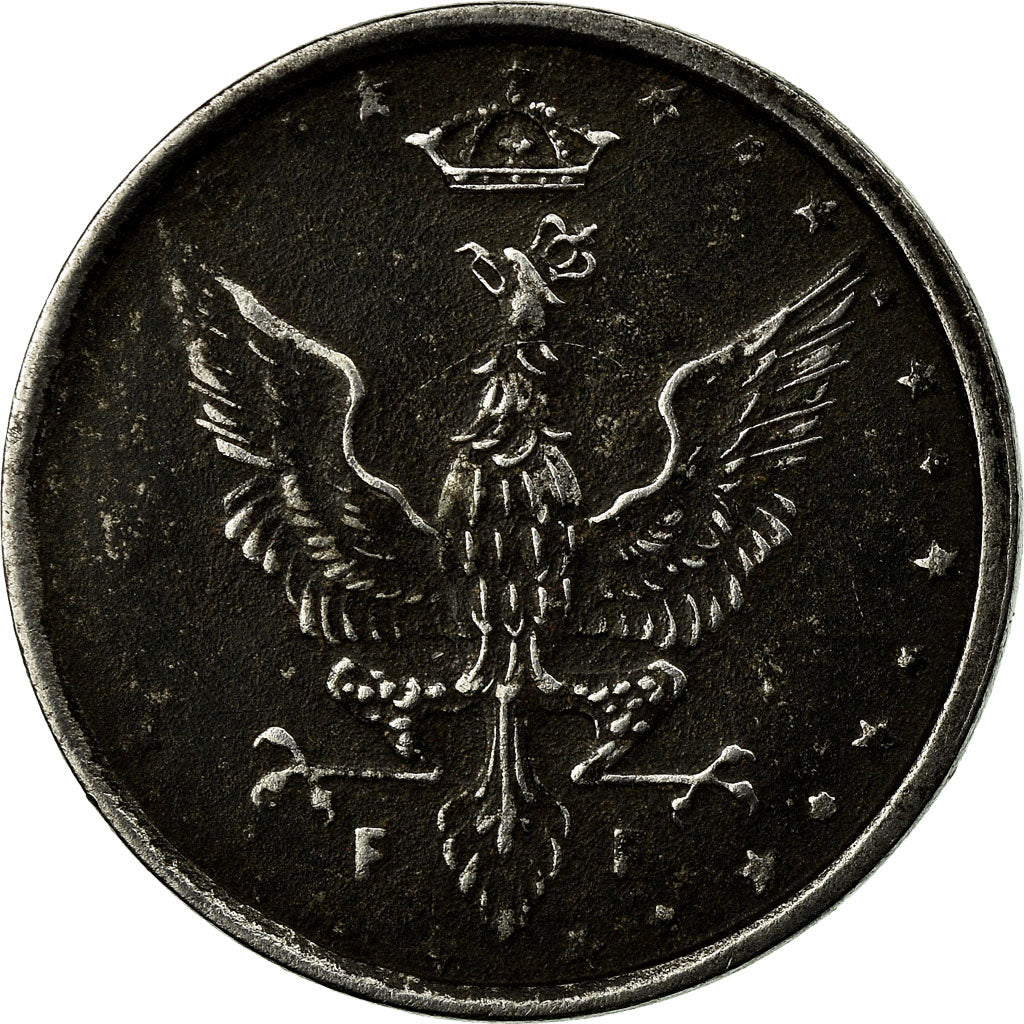 Moeda, Polónia, 10 Fenigow, 1917, Stuttgart, Germany, AU(50-53), Ferro, KM:6