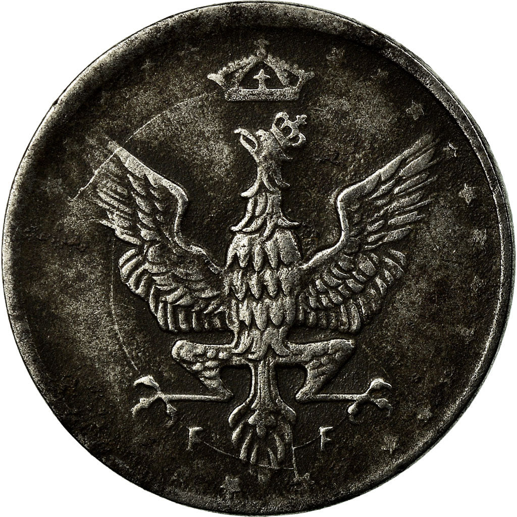 Coin, Poland, 5 Fenigow, 1917, Stuttgart, Germany, EF(40-45), Iron, KM:5