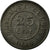 Moneda, Bélgica, 25 Centimes, 1916, MBC+, Cinc, KM:82