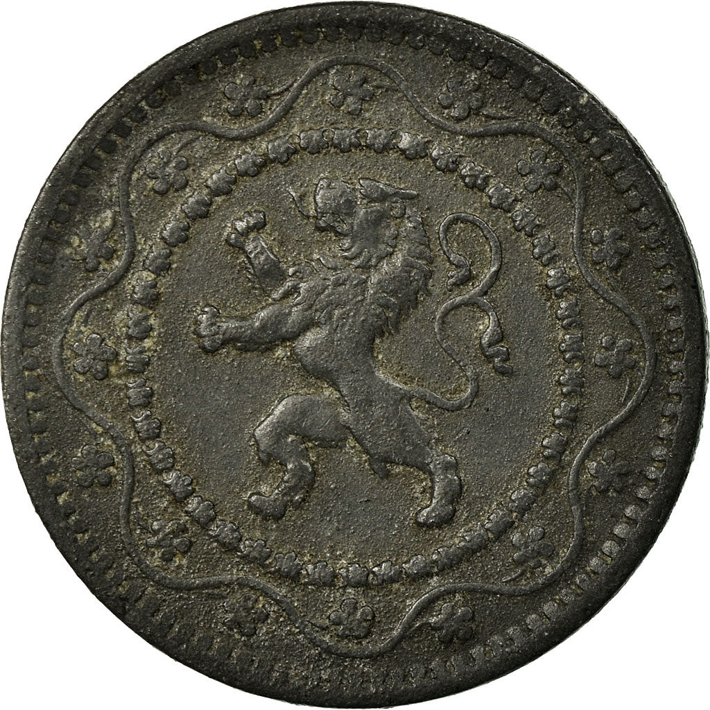 Coin, Belgium, 10 Centimes, 1916, EF(40-45), Zinc, KM:81