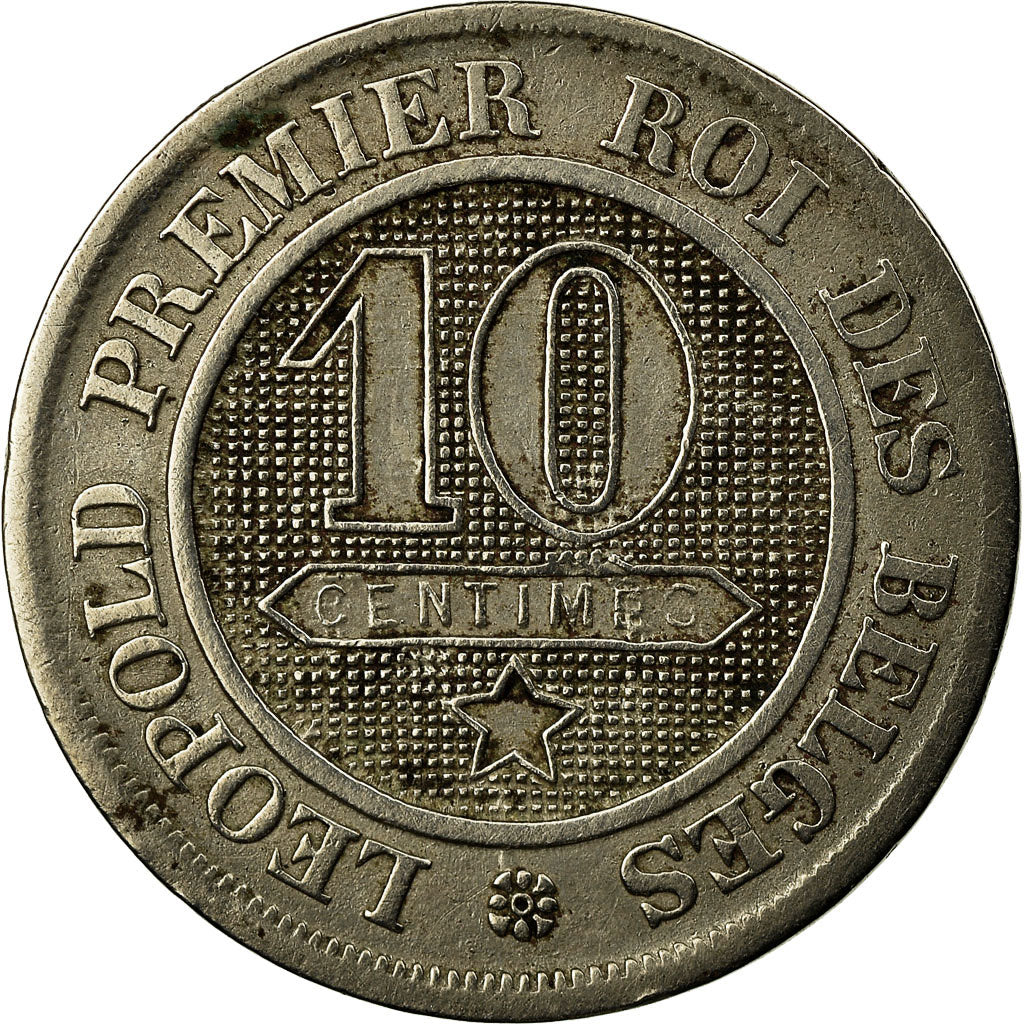 Coin, Belgium, Leopold I, 10 Centimes, 1862, EF(40-45), Copper-nickel, KM:22