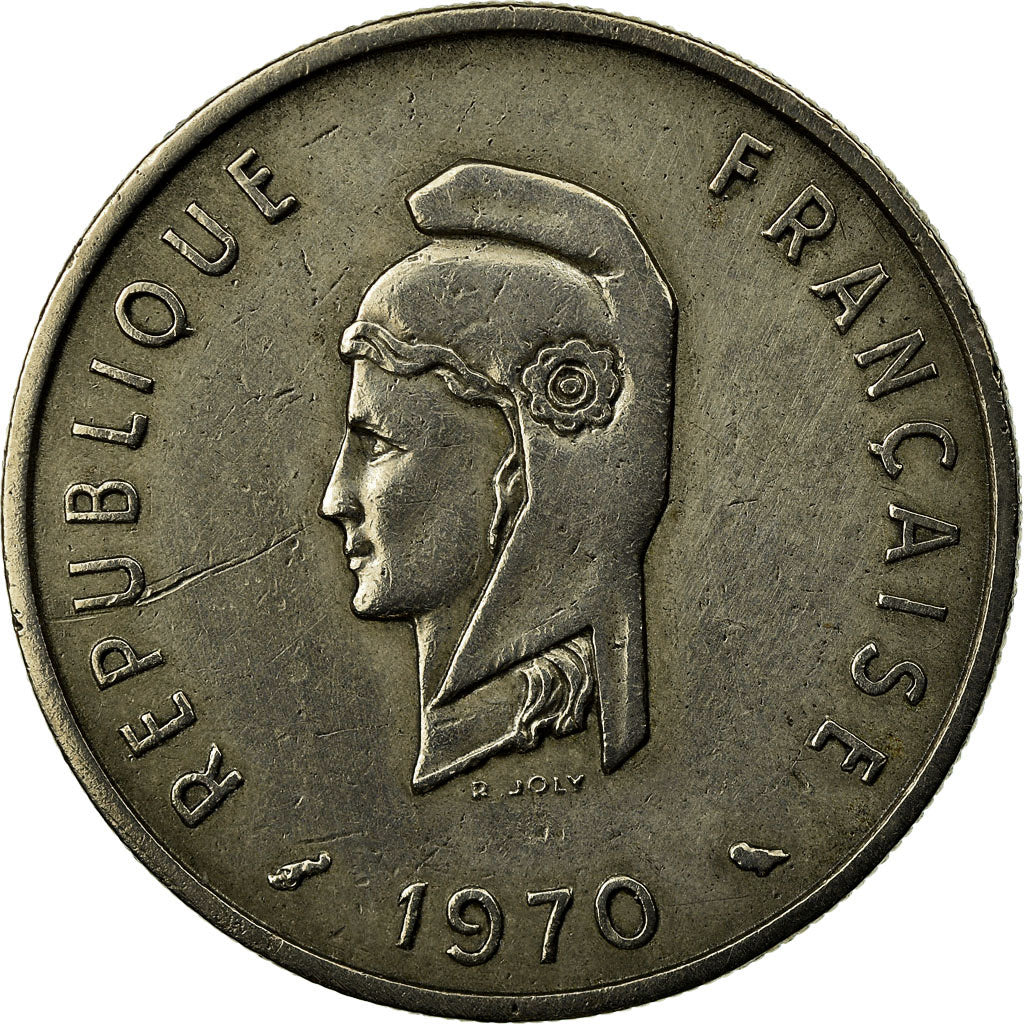 Monnaie, FRENCH AFARS & ISSAS, 50 Francs, 1970, Paris, TTB, Copper-nickel, KM:18