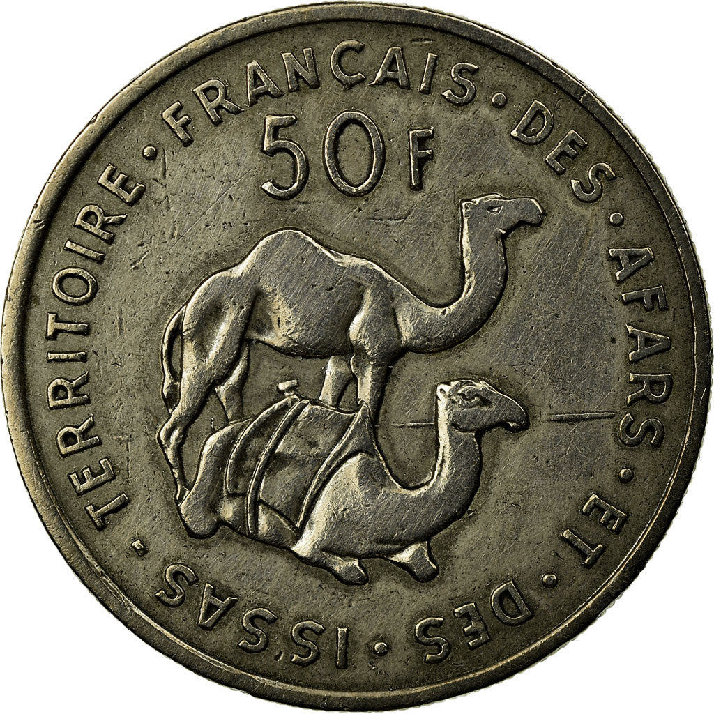 Monnaie, FRENCH AFARS & ISSAS, 50 Francs, 1970, Paris, TTB, Copper-nickel, KM:18