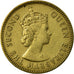 Coin, Hong Kong, Elizabeth II, 10 Cents, 1959, Heaton, AU(50-53), Nickel-brass