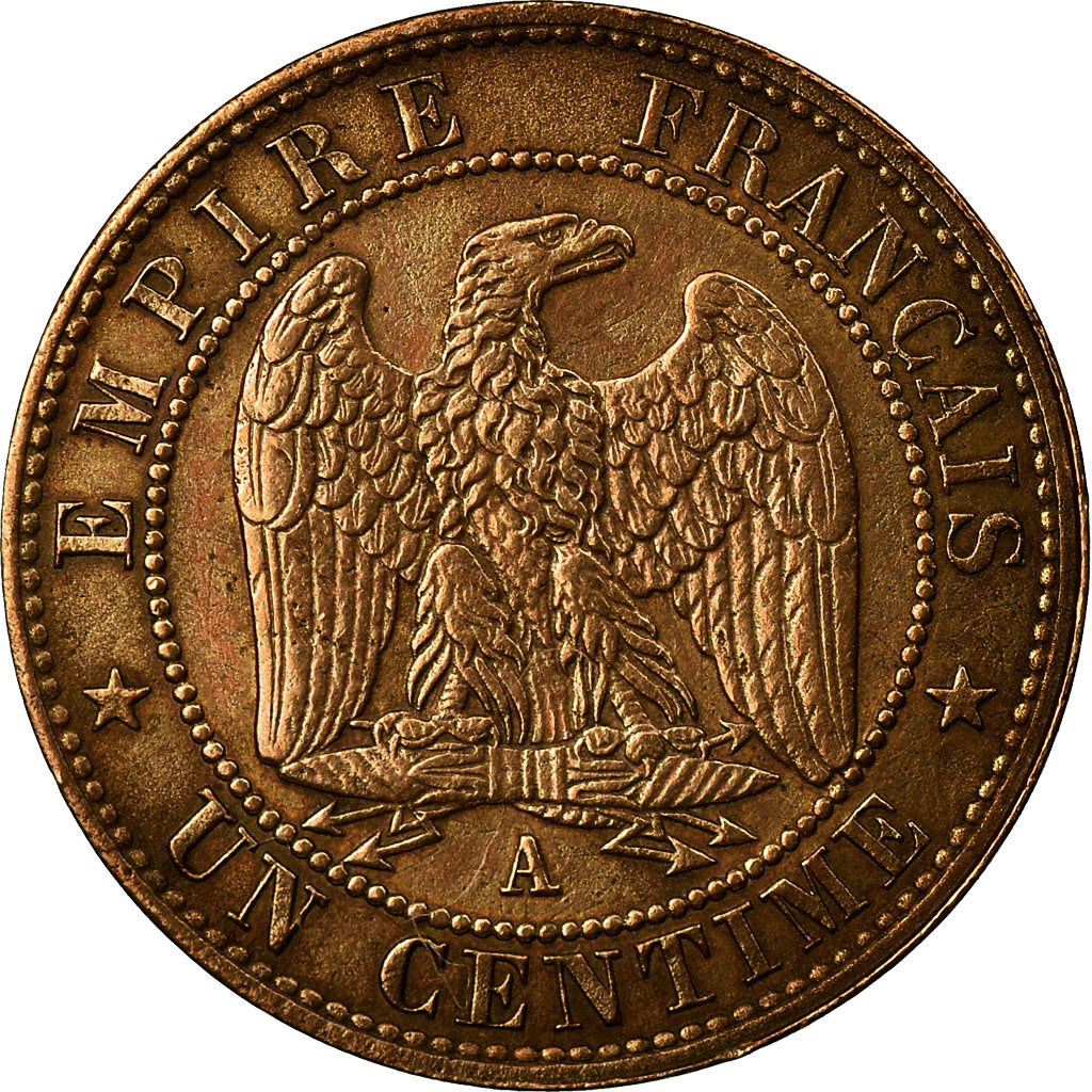Monnaie, France, Napoleon III, Centime, 1853, Paris, TTB, Bronze, Gad 86