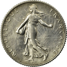 Coin, France, Semeuse, Franc, 1918, Paris, AU(50-53), Silver, KM:844.1