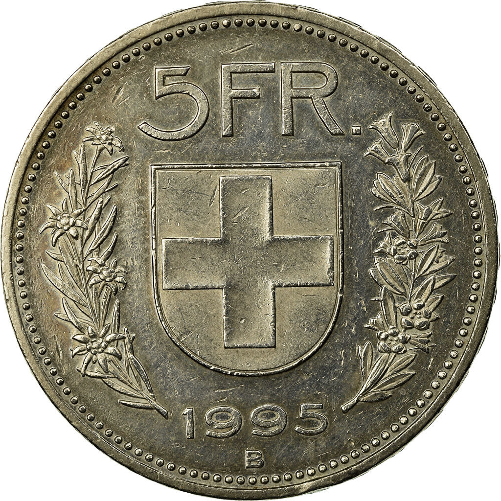 Monnaie, Suisse, 5 Francs, 1995, Bern, TTB+, Copper-nickel, KM:40a.4