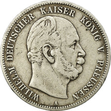 Coin, German States, PRUSSIA, Wilhelm I, 5 Mark, 1876, Berlin, VF(30-35)