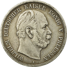 Coin, German States, PRUSSIA, Wilhelm I, 5 Mark, 1874, Berlin, EF(40-45)