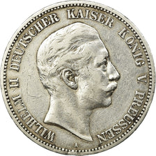 Coin, German States, PRUSSIA, Wilhelm II, 5 Mark, 1898, Berlin, EF(40-45)