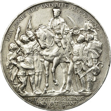 Coin, German States, PRUSSIA, Wilhelm II, 3 Mark, 1913, Berlin, EF(40-45)