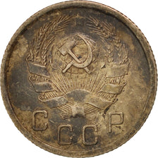 RUSSIA, 10 Kopeks, 1936, KM #102, AU(55-58), Copper-Nickel, 1.80