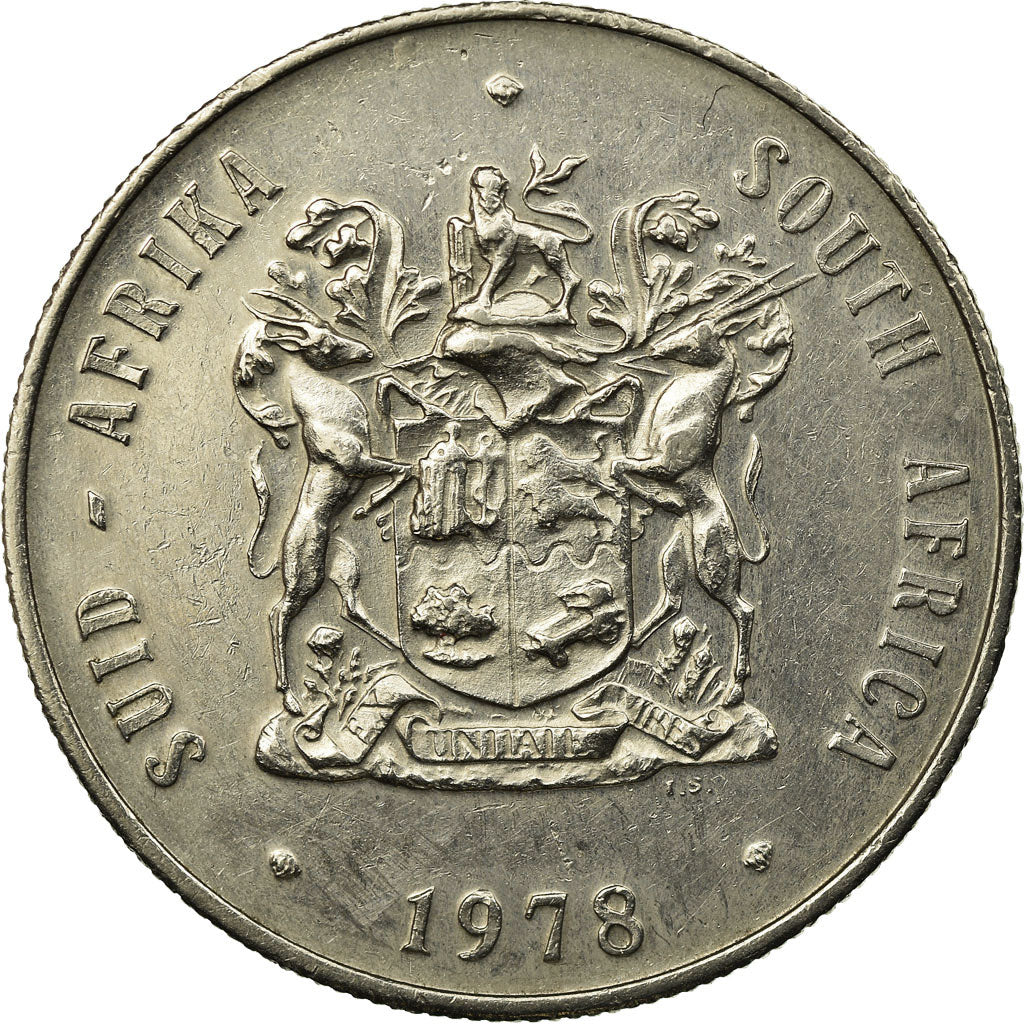 Coin, South Africa, Rand, 1978, AU(50-53), Nickel, KM:88a