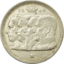 Coin, Belgium, 100 Francs, 100 Frank, 1948, EF(40-45), Silver, KM:138.1