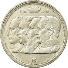 Coin, Belgium, 100 Francs, 100 Frank, 1948, MS(63), Silver, KM:138.1
