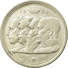 Coin, Belgium, 100 Francs, 100 Frank, 1950, EF(40-45), Silver, KM:138.1