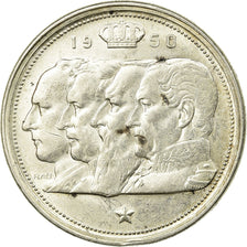 Münze, Belgien, 100 Francs, 100 Frank, 1950, SS, Silber, KM:138.1