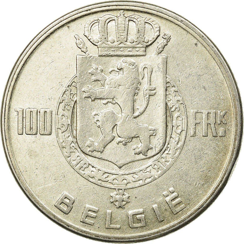 Coin, Belgium, 100 Francs, 100 Frank, 1949, EF(40-45), Silver, KM:139.1
