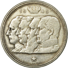 Coin, Belgium, 100 Francs, 100 Frank, 1949, EF(40-45), Silver, KM:139.1