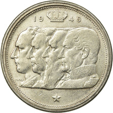 Münze, Belgien, 100 Francs, 100 Frank, 1949, SS, Silber, KM:139.1