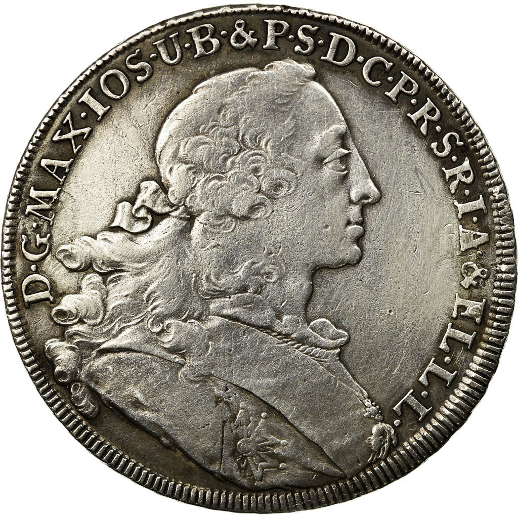 Münze, BAVARIA, Maximilian III, Josef, Thaler, 1756, Munich, SS, KM 500.2