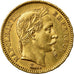 Moeda, França, Napoleon III, 20 Francs, 1866, Paris, AU(50-53), KM 801.1