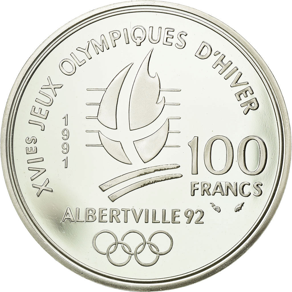 Coin, France, 100 Francs, 1991, Proof, MS(65-70), Silver, KM:994, Gadoury:C18