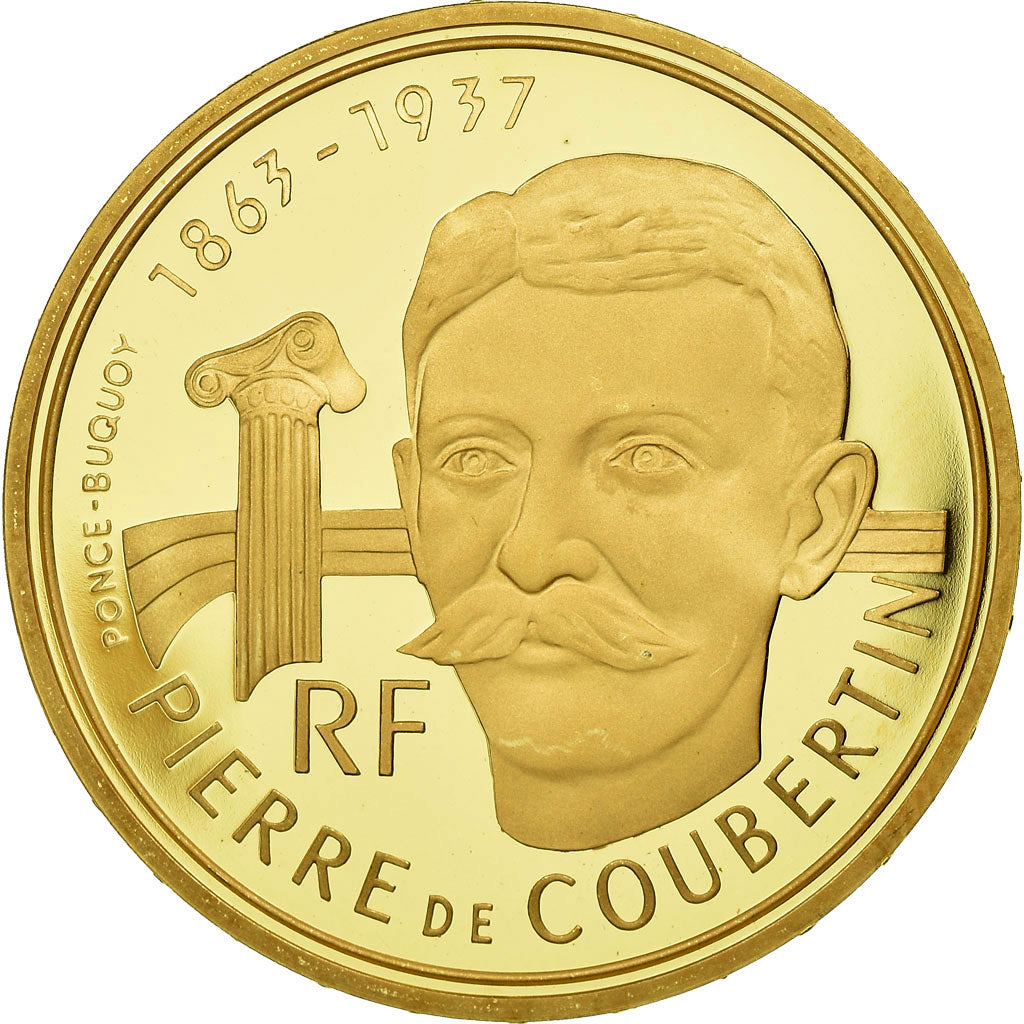 Coin, France, 500 Francs, 1991, Paris, Proof, MS(65-70), Gold, KM:1000