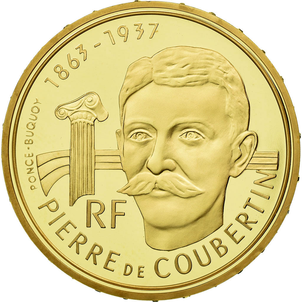 Coin, France, 500 Francs, 1991, Paris, Proof, MS(65-70), Gold, KM:1000