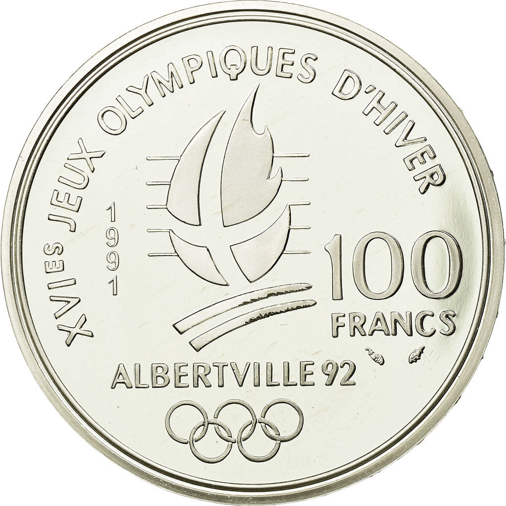 Monnaie, France, 100 Francs, 1991, Proof, FDC, Argent, Gadoury:C18, KM:994