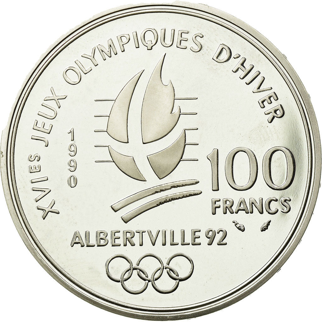 Coin, France, 100 Francs, 1990, Proof, MS(65-70), Silver, KM:980, Gadoury:C7