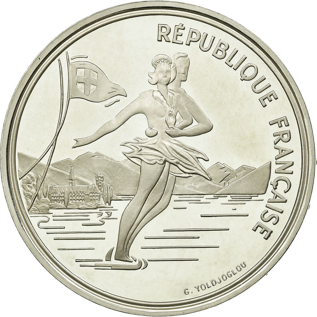 Coin, France, 100 Francs, 1989, Proof, MS(63), Silver, KM:972, Gadoury:C3