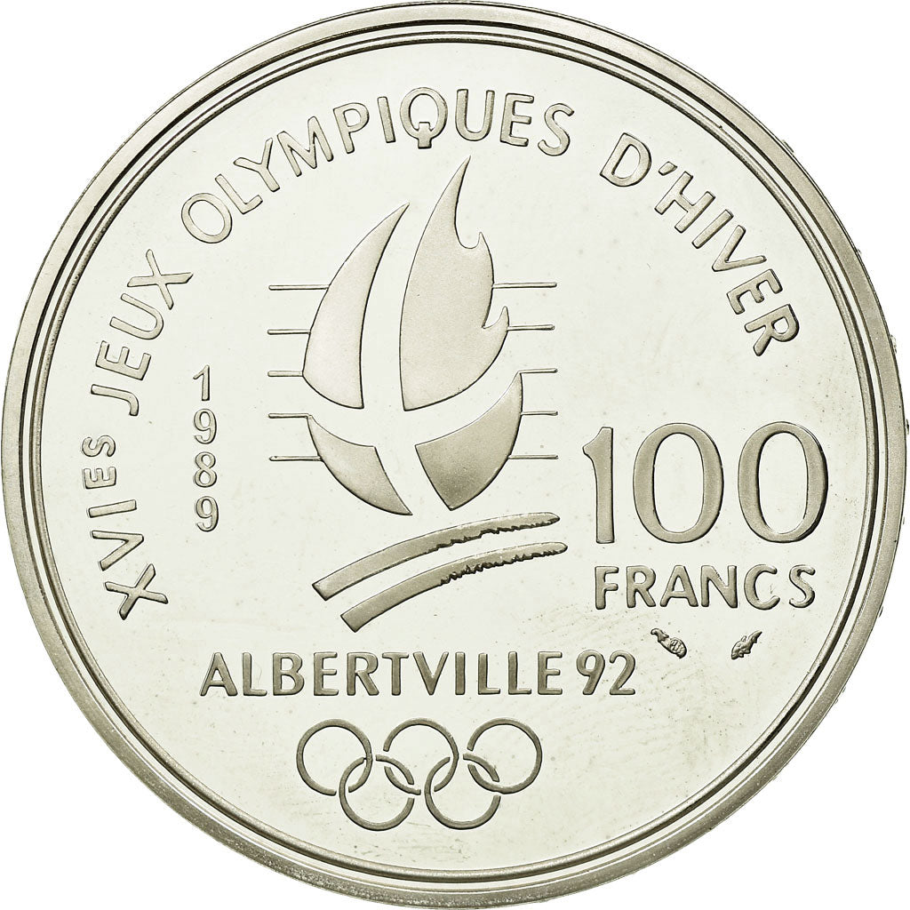 Coin, France, 100 Francs, 1989, Proof, MS(63), Silver, KM:971, Gadoury:C1