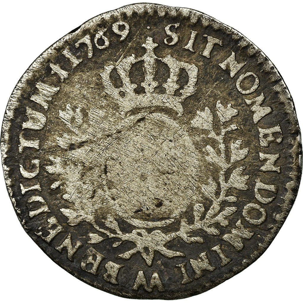 Moneta, Francja, Louis XV, 1/10 Écu au bandeau, 12 Sols, 1/10 ECU, 1769, Metz